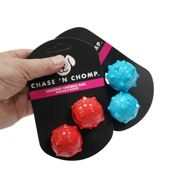 Interactive Squeaky Plush Dog Toy - CAITEC Dog Toys Mini Squeaking Ball
