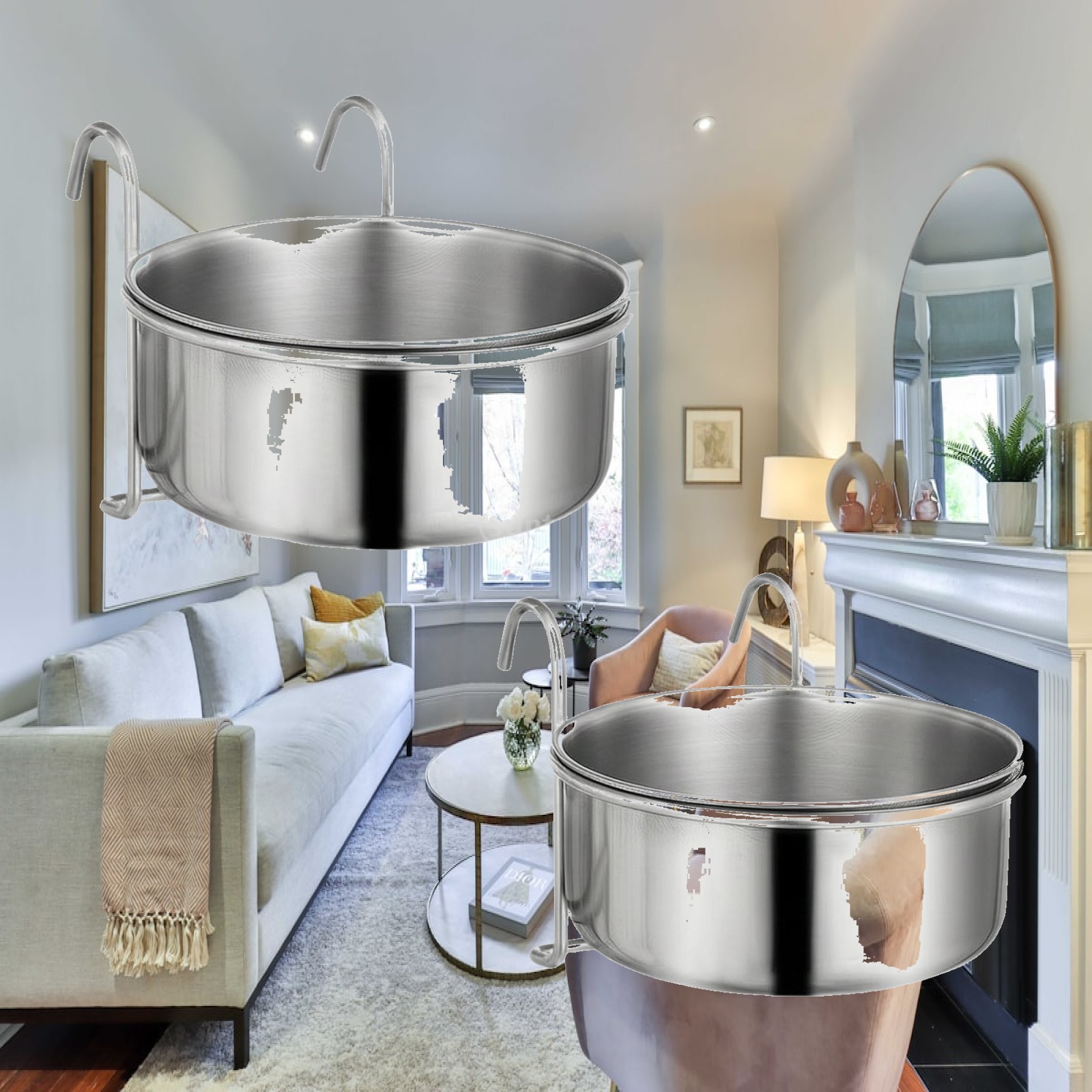 Industrial Bowl for Pets 2 Pie - Pet Feeders recension och pris