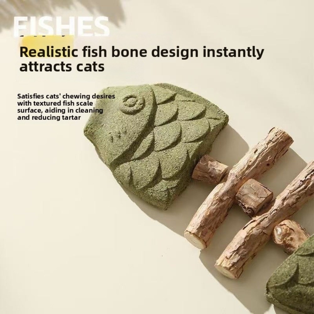 Fish Bone Shape Cat Molar Stic - Teeth Cleaning Dog Chew Bone recension och pris