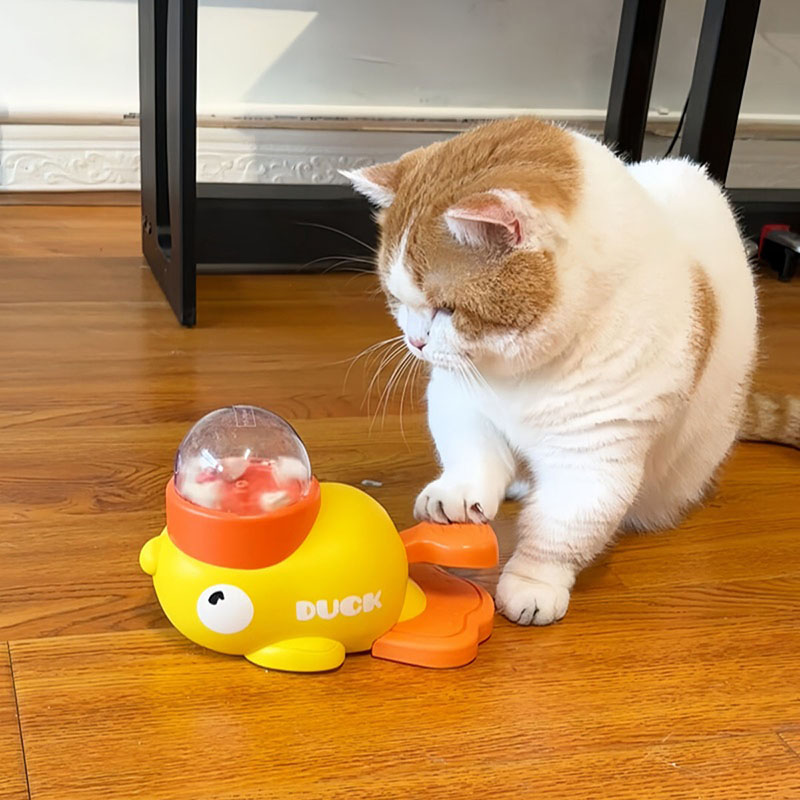 Yellow Duck-Shaped Interactive - Dog Puzzle Feeder Toy recension och pris