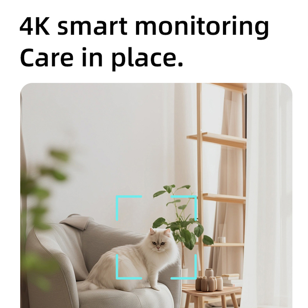 4K HD Smart AI Pet Camera Feed - Pet Feeders recension och pris