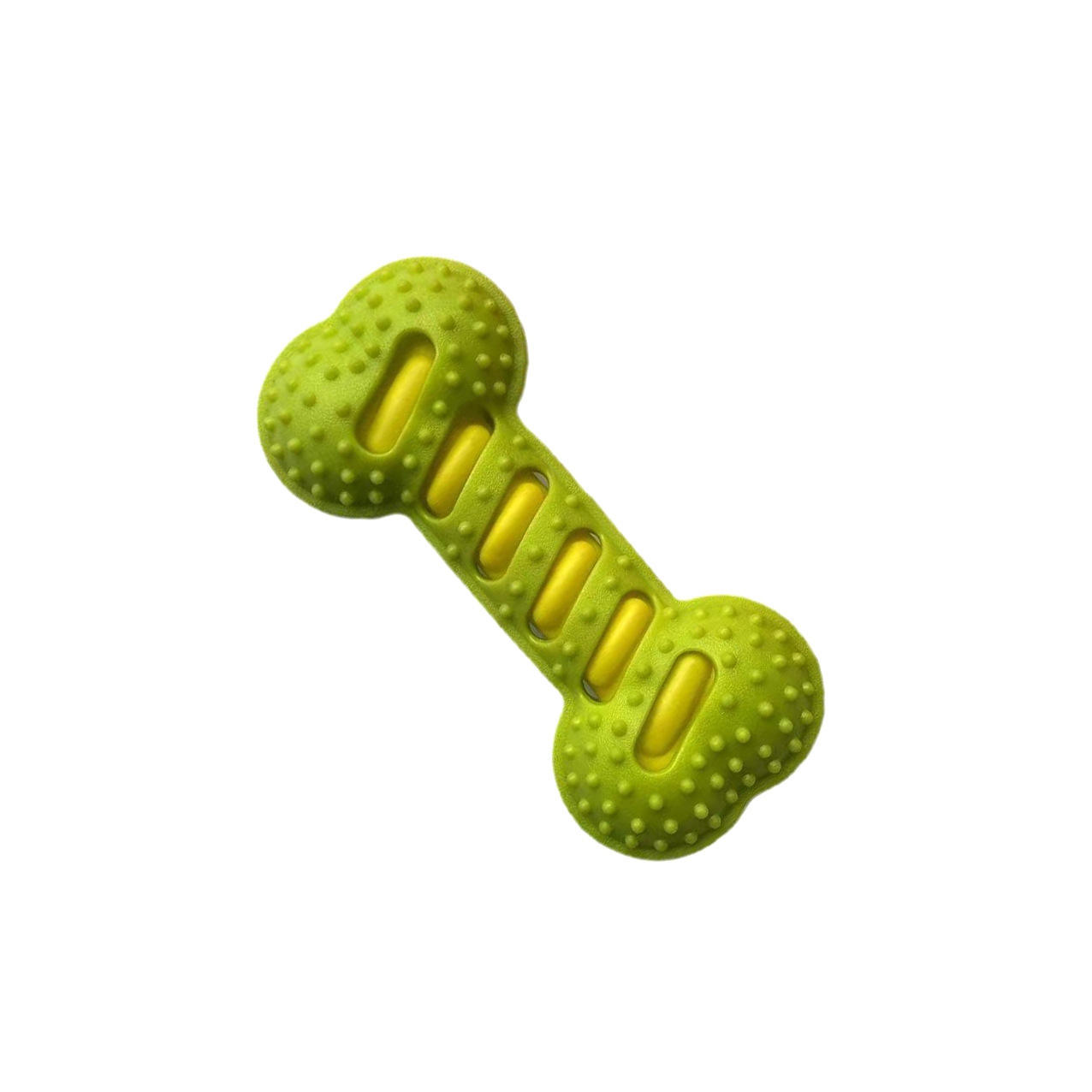 Dog Bone Chew Toy Durable Rubb - Teeth Cleaning Dog Chew Bone recension och pris