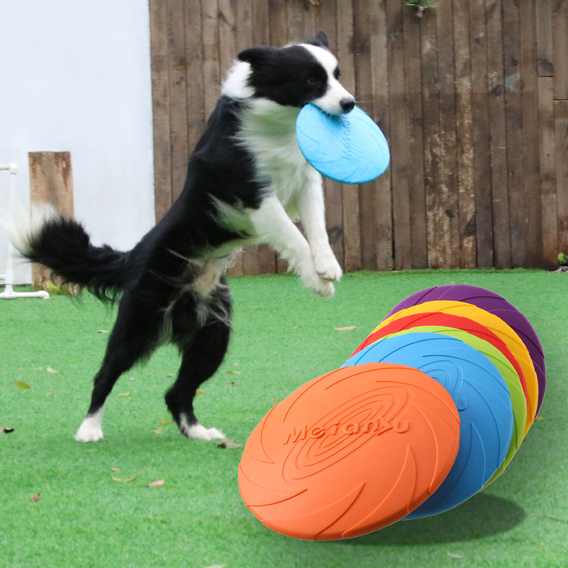 MeianjuBite Resistant Flying D - Flying Disc Dog Training Toy recension och pris