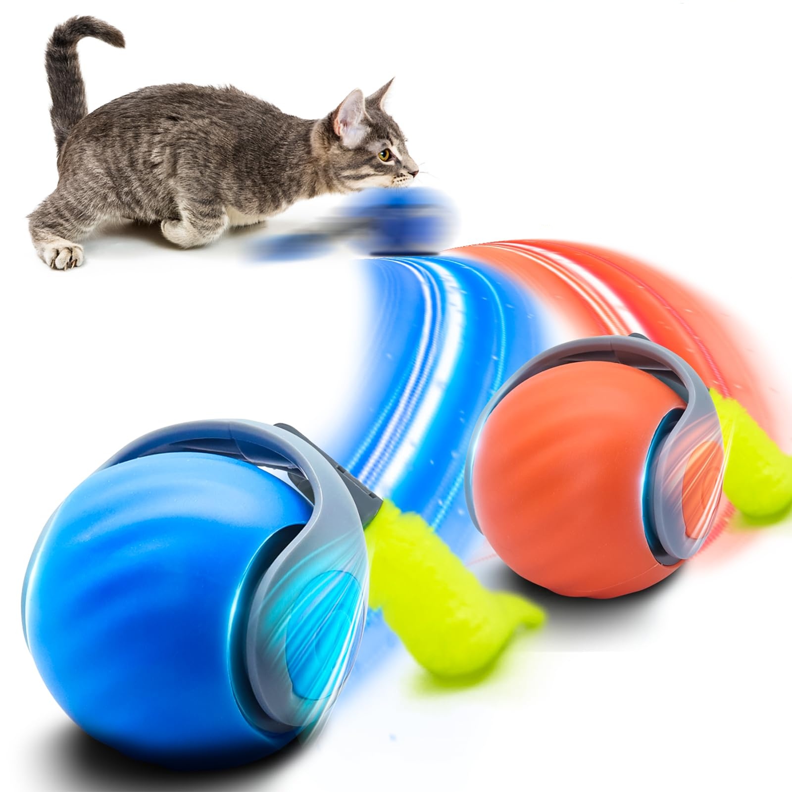 Cat Interactive Ball Toys Auto - Automatic Moving Dog Ball recension och pris