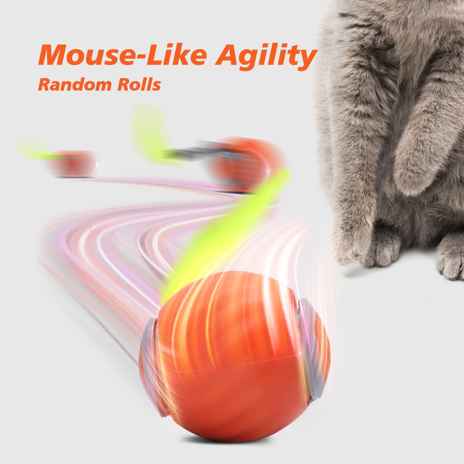 Cat Interactive Ball Toys Auto - Automatic Moving Dog Ball recension och pris
