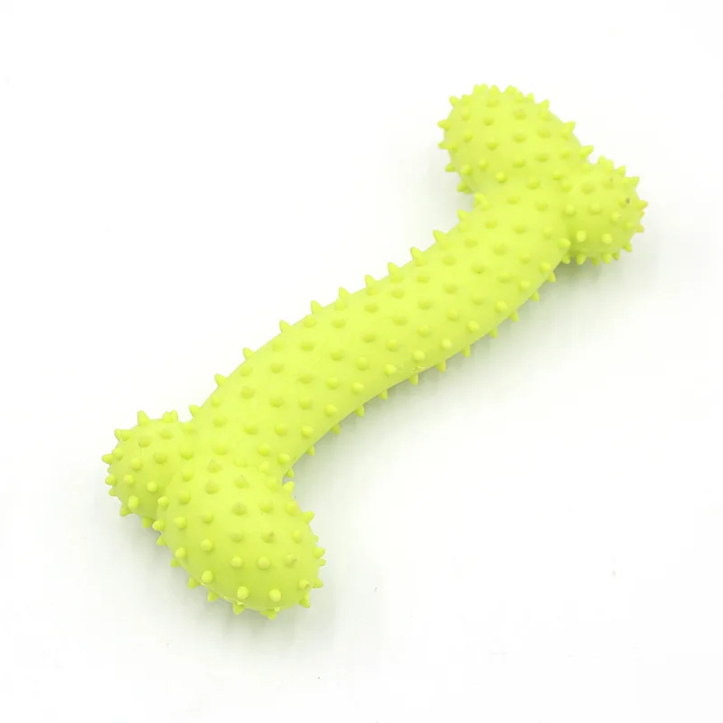Durable Pet TPR Solid Rubber B - Teeth Cleaning Dog Chew Bone recension och pris