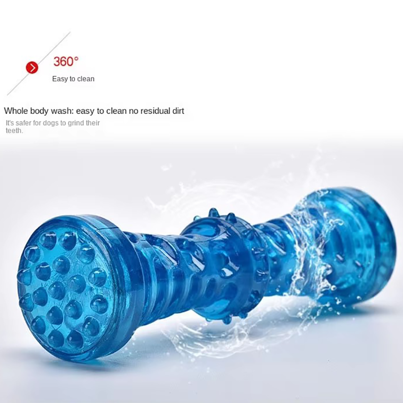Squeaky Rubber Dog Chew Toy Bi - Interactive Squeaky Plush Dog Toy recension och pris