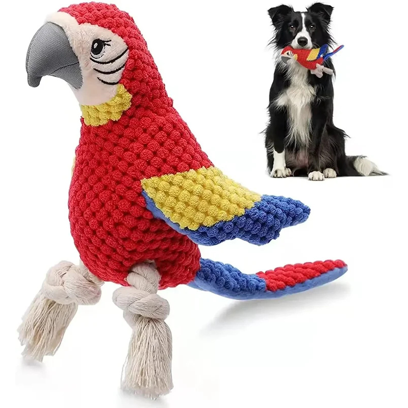 Squeaky Indestructible Plush P - Indestructible Dog Chew Toy recension och pris