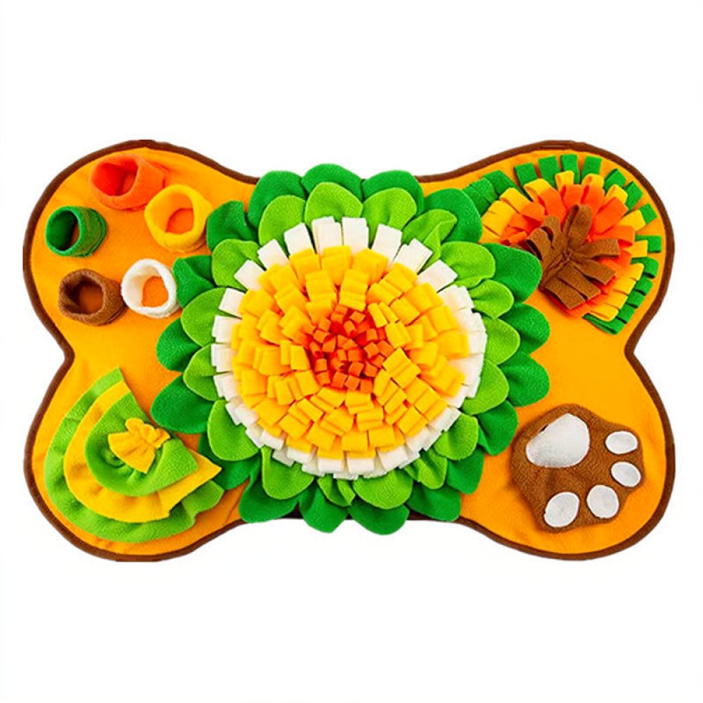 Bone Shape Dog Snuffle Mat Pet - Dog Puzzle Feeder Toy recension och pris
