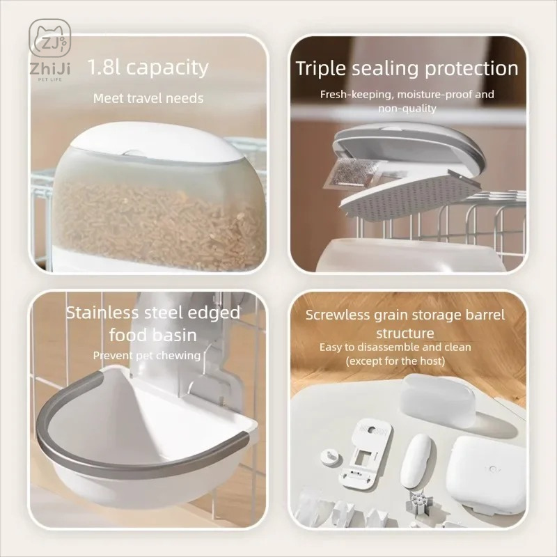 Cage Mounted Intelligent Timin - Pet Feeders recension och pris